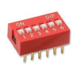 دیپ سوئیچ 6 تایی,dip switch 6 pin