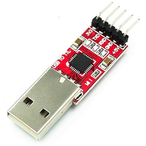 ماژول مبدل USB به سریال (CP2102) مدل PCB قرمز