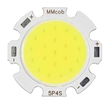 LED COB مهتابی 10W 12V پروژکتوری گرد مدل 5P4S LED COB مهتابی 10W 12V پروژکتوری گرد مدل 5P4S